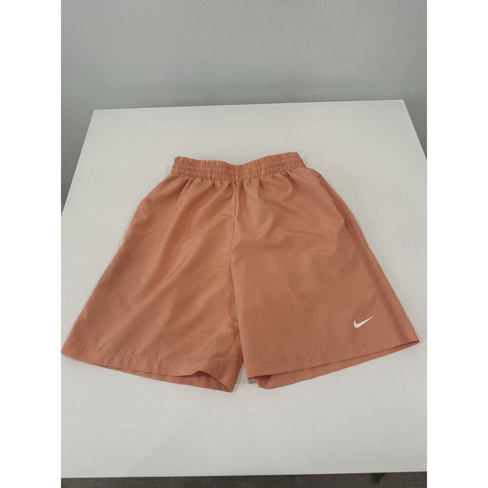 Nike Dri-FIT Youth Large Salmon Coral Athletic Shorts Running Activewear
